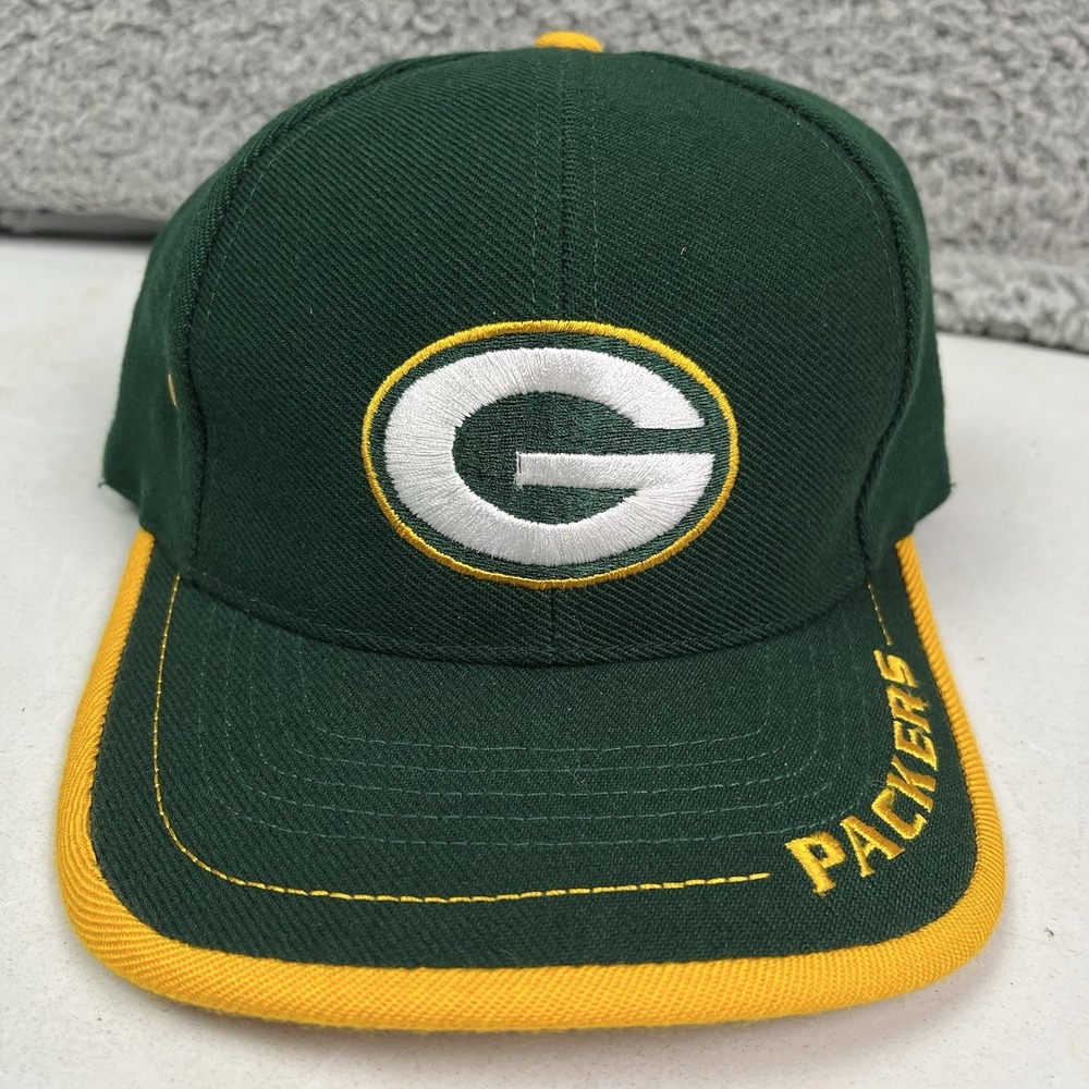 Vintage Green Bay Packers Hat Logo Athletic NFL Football‎ Cap Adjustable